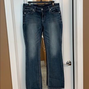 Express Barely Boot jeans worn once! Size 10